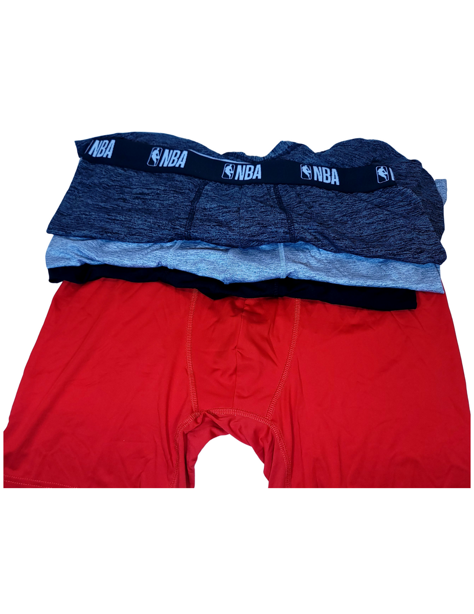 Oklahoma City Thunder Mens Boxer Briefs - NBA Sublimation Performance  Active Underwear Sizes M-2X Polyester/Spandex