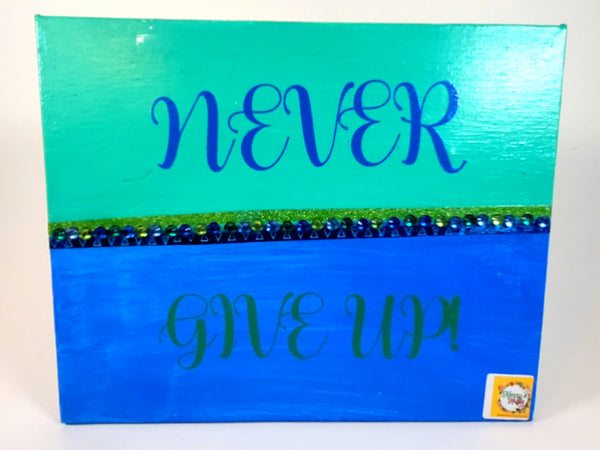 Canvas Wall Art - Never Give Up