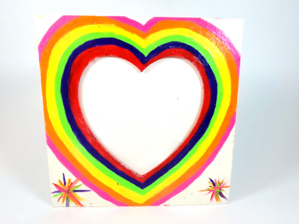 Wall Art - Photo - Heart-Vibrant-Multicolor