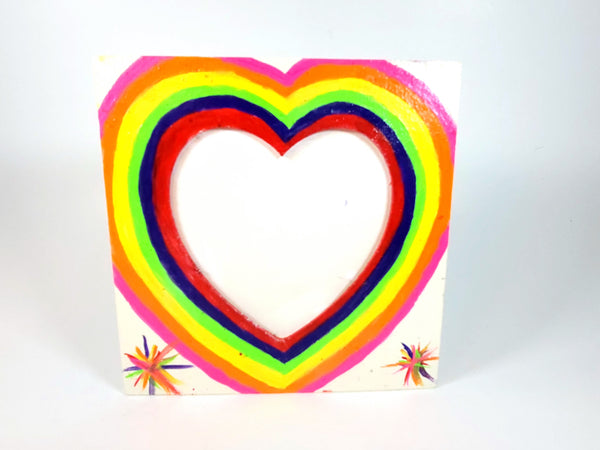 Wall Art - Photo - Heart-Vibrant-Multicolor