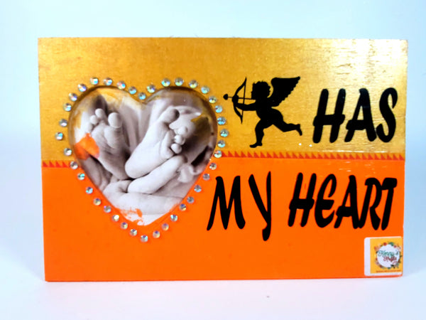 Custom Wall Art - Photo - Has-my-heart