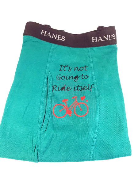 Customized Men's Boxers - It's not going to ride Itself! - M