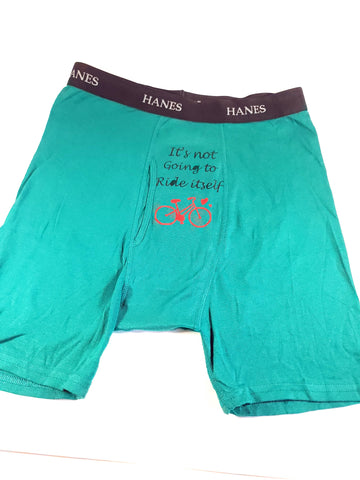 Customized Men's Boxers - It's not going to ride Itself! - M