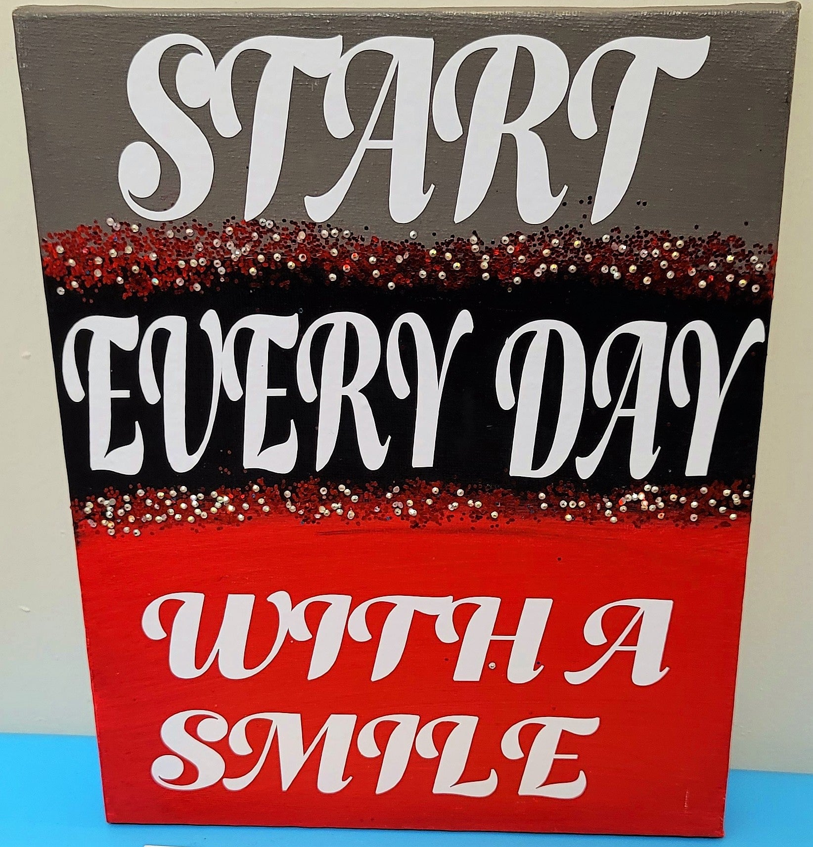 Canvas Wall Art - Start Every day with a Smile