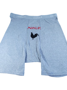 Customized Men's Boxers - Nice Cock! - L