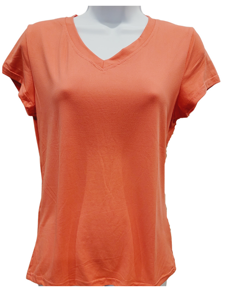 Customizable Female V-Neck T-Shirts