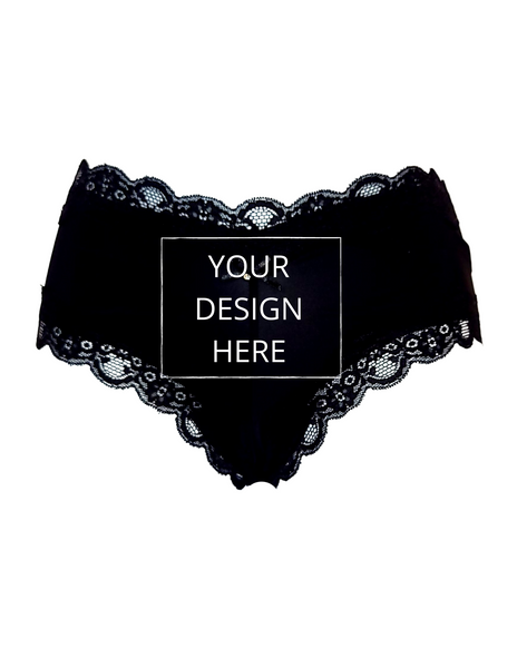 Customizable panties - Lace Trimmed - XS